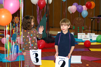 Two Kids Playing Candy Land